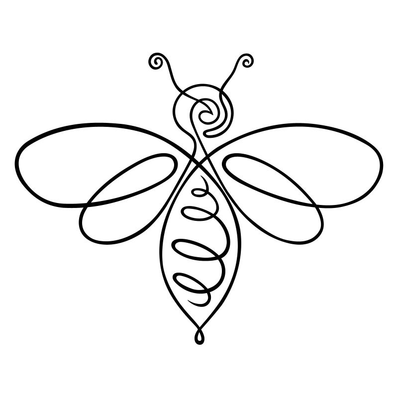 Biene Bienchen One Line