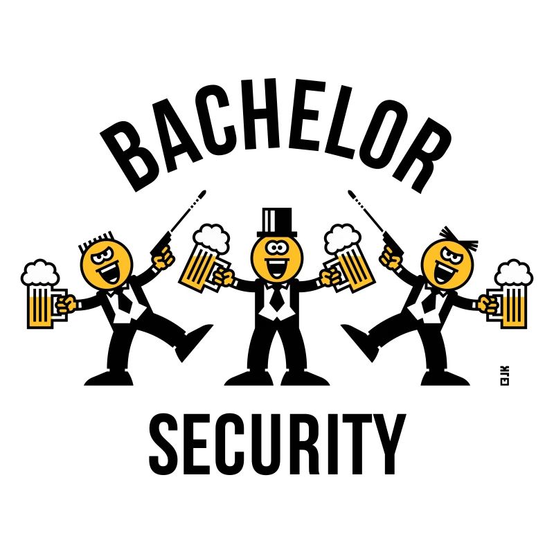 Bachelor Security (JGA / Karikatur / Tanz / 3C B)