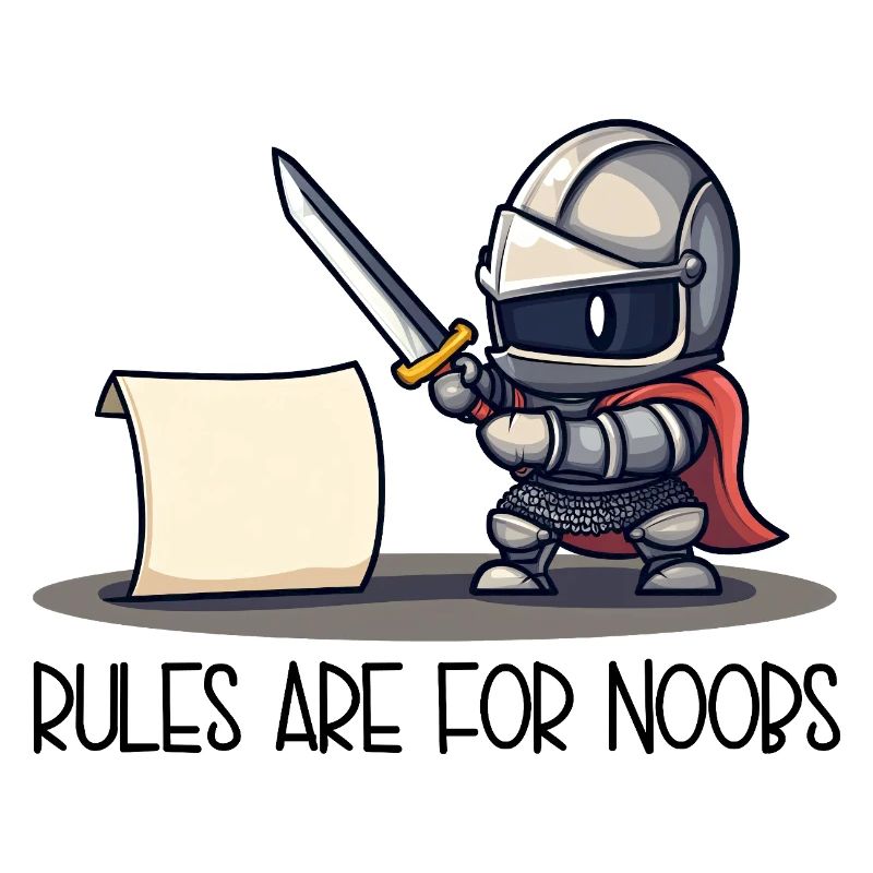 Cute Knight vs Scroll – Rules Are For