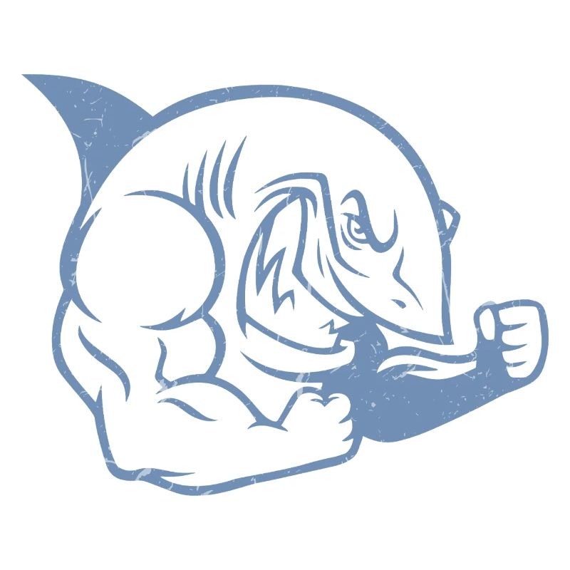 Shark Stark Workout Silhouette