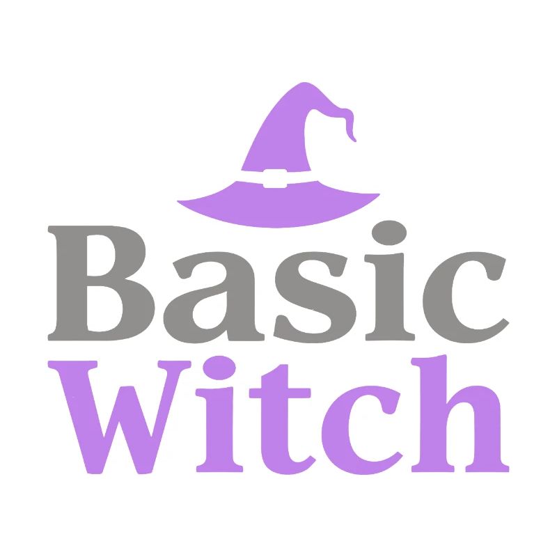 Basic Witch Halloween Spruch Zitat