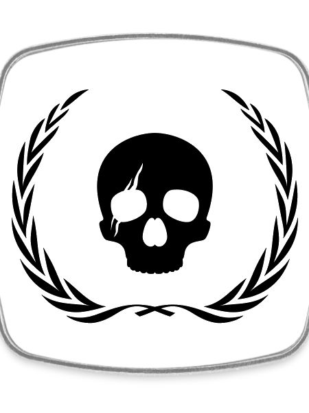 Skeleton Skull Wreath