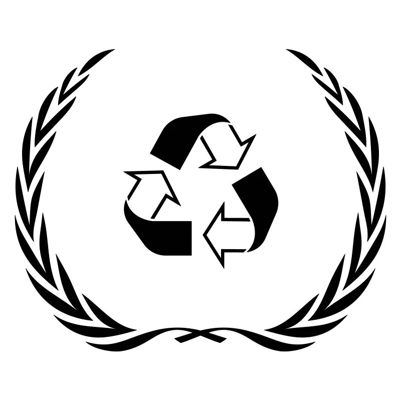 Recycling Symbol Wreath