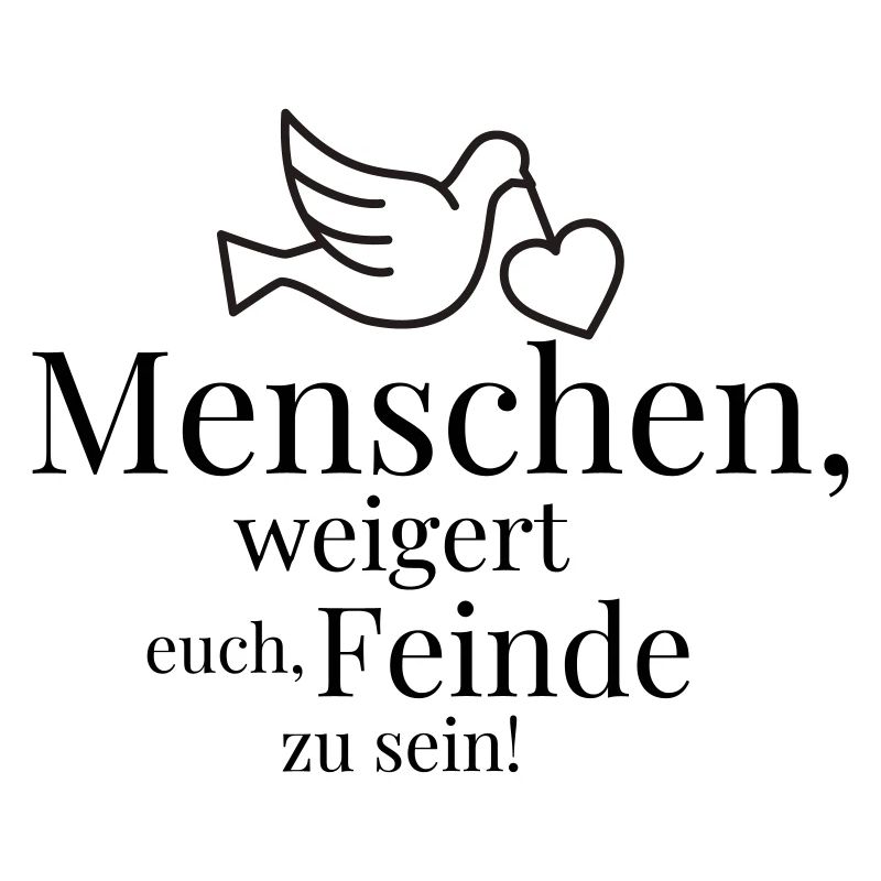 Peuple, refusez d’être ennemis !