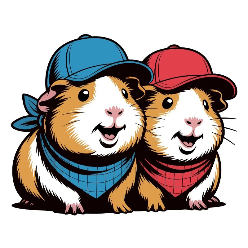 Deux sélections en duo Cochons d’Inde