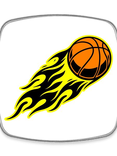Basketball flame