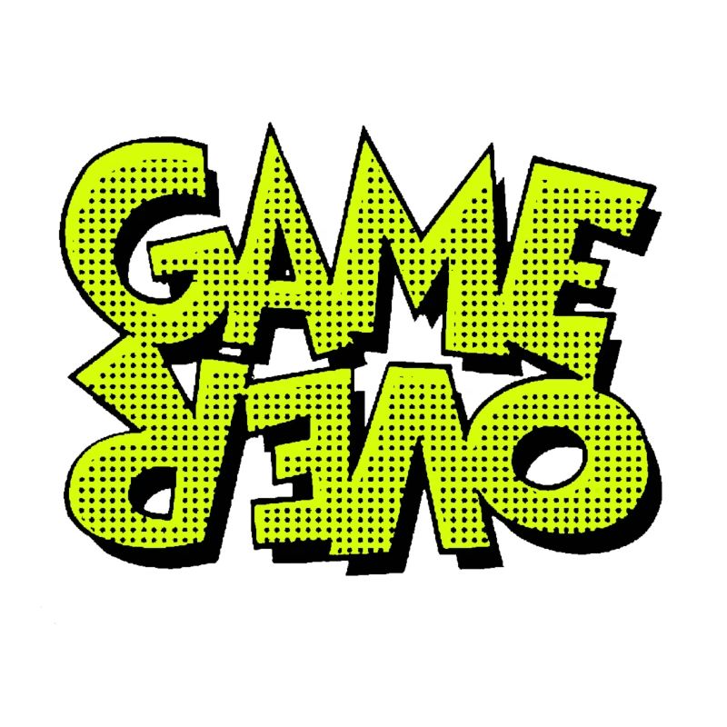 Game Over Retro Pixel Design