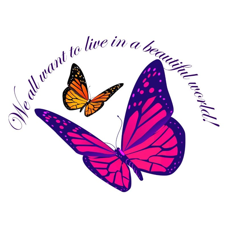 Neon Butterfly Magic