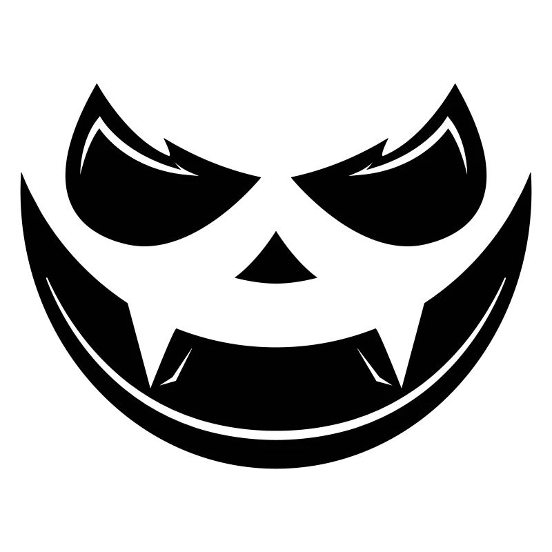 Visage de citrouille d’Halloween