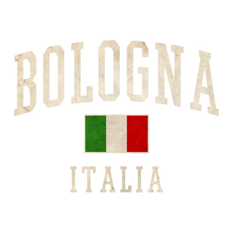 Drapeau vintage de Bologne Italia