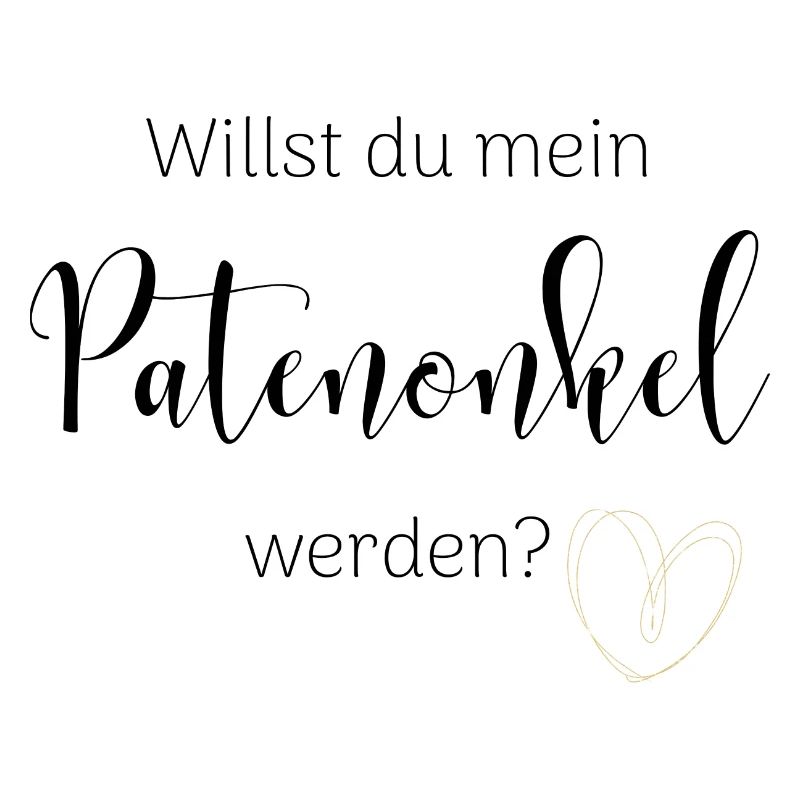 Willst du mein Patenonkel werden
