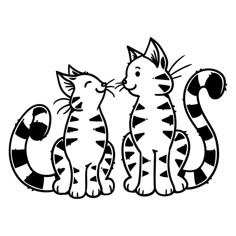Chaton de dessin animé