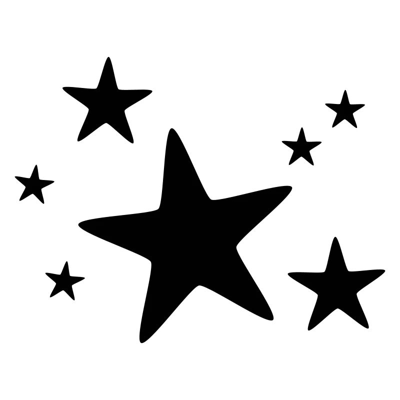 Sternengruppe einfarbig