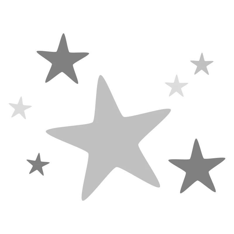 Groupe d’étoiles multicolore