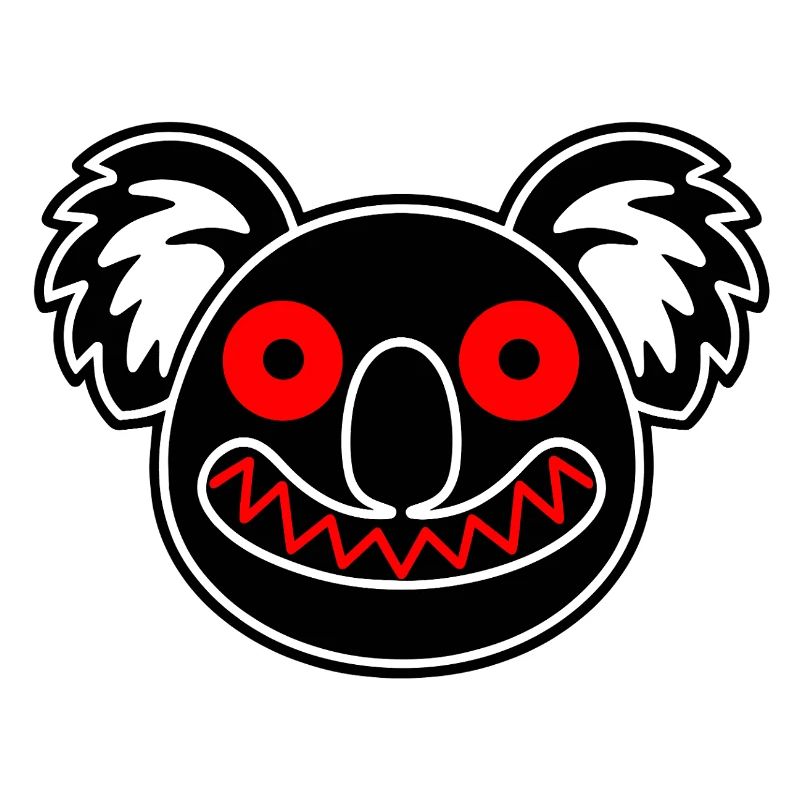 Dark Koala Illustration