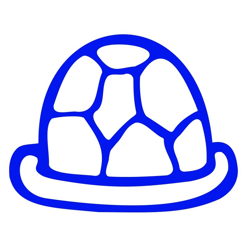 Turtle shell without turtle cute shell