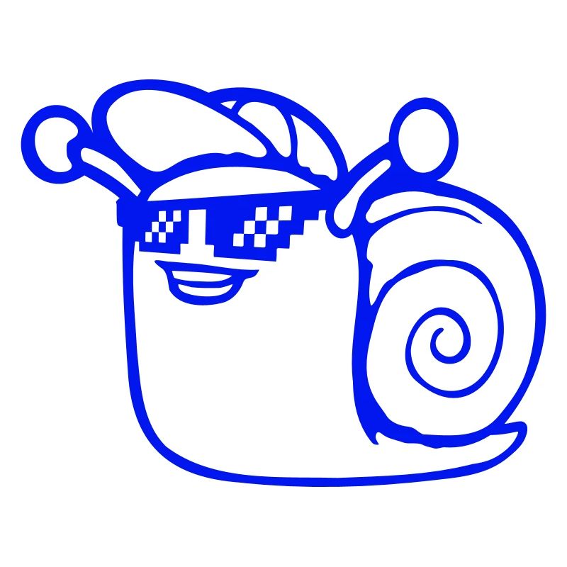 Escargot Lunettes de soleil Mignon Mignon Heureux Cool