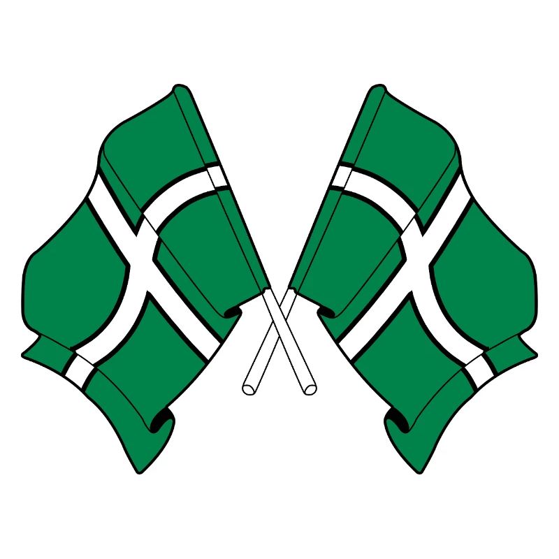 Drapeaux croisés du Devon