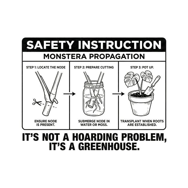 Guide de propagation de la monstera : c’est une serre, pas