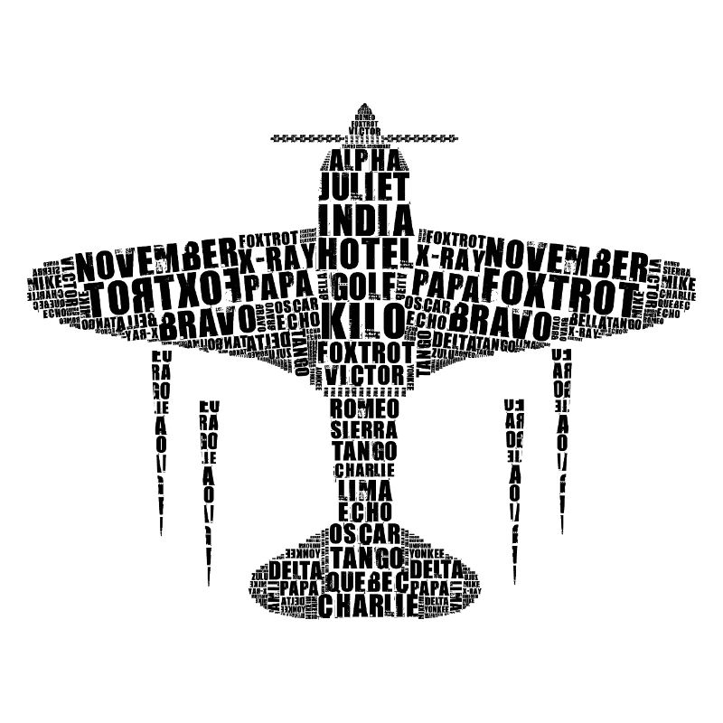 Phonetic Alphabet Pilot Shirt