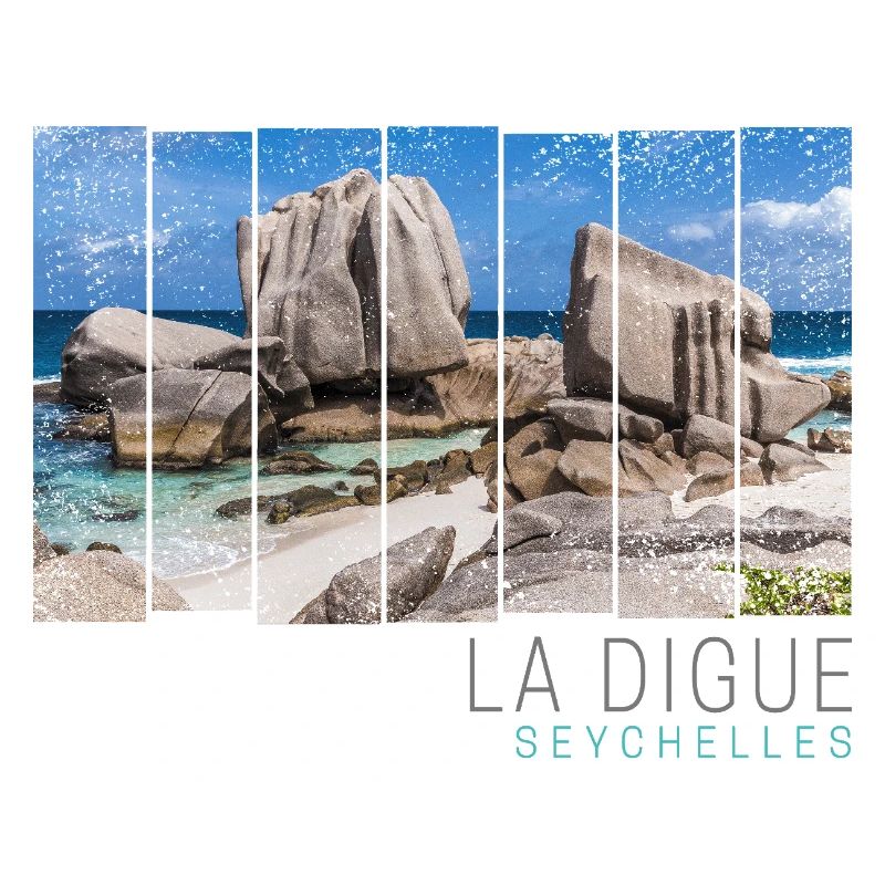 Seychellen La Digue Retro Anse Marron Souvenir