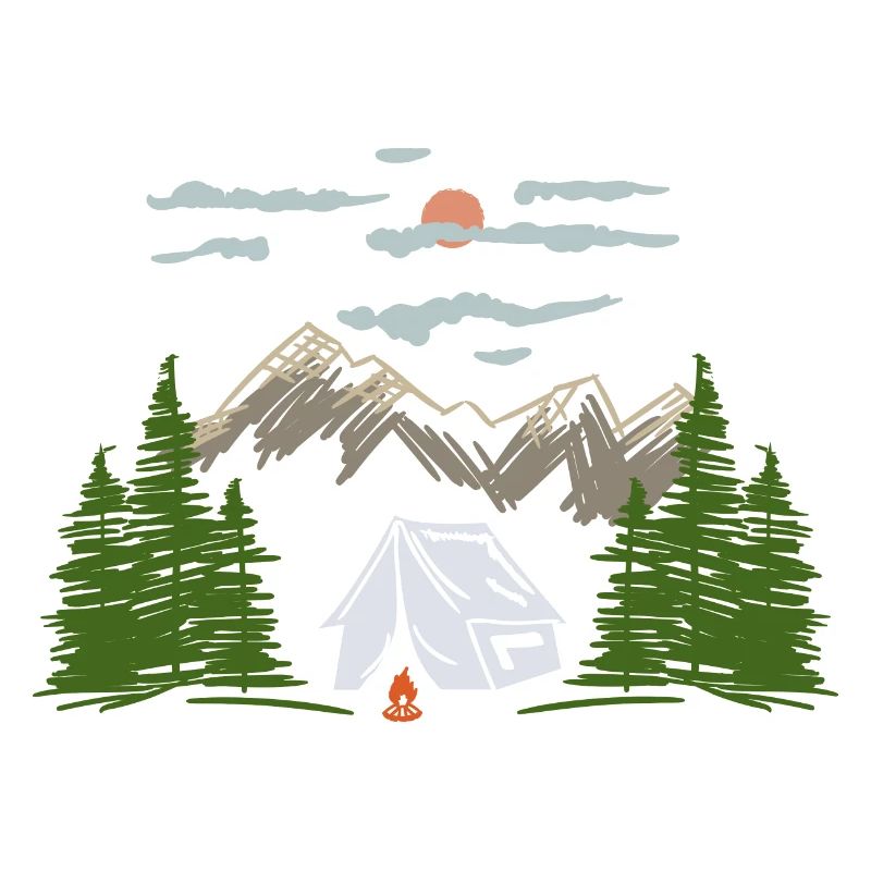 Camping Camping Mountain Theme Cadeau