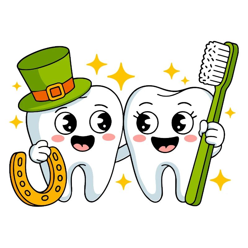 Funny Dentist St Patricks Art