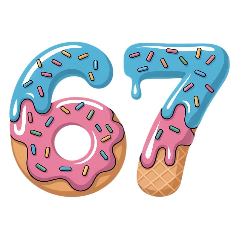 Donut numbers 6 and 7