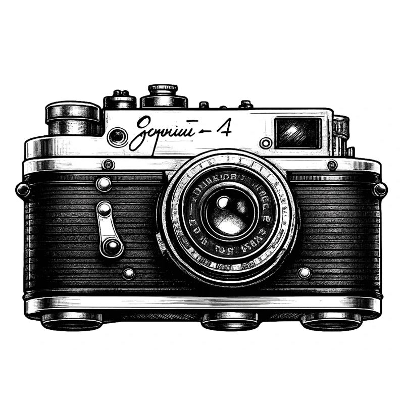 Vintage Camera Sketch