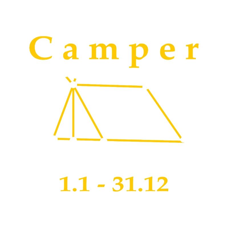 Camper Camping Sternzeichen Geschenkidee