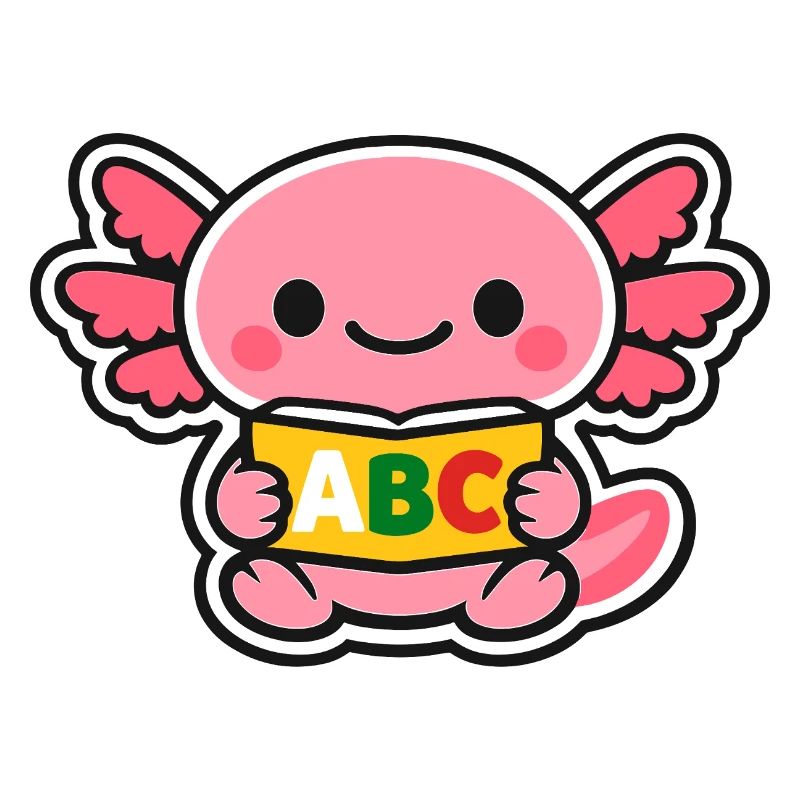 Axolotl ABC avec des ailes