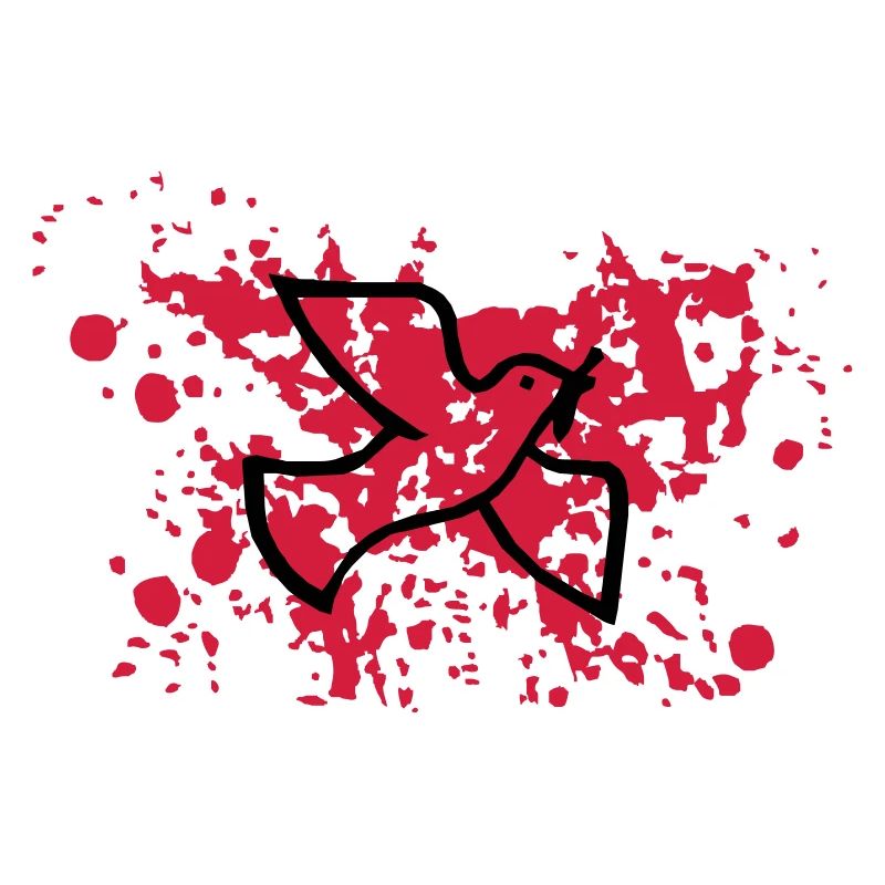 Friedenstaube im Blut