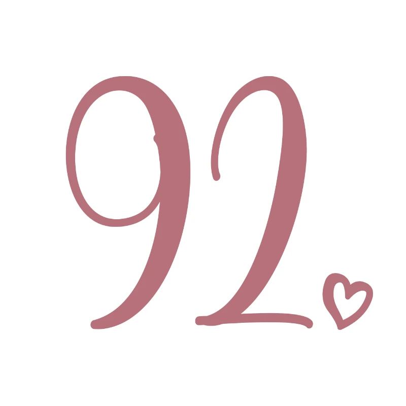 Mignon numéro 92, 92 ans, cadeau de 92e anniversaire