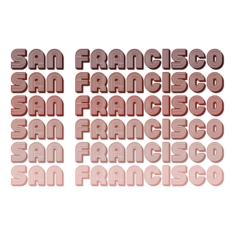 Motif de gradient de grille de San Francisco