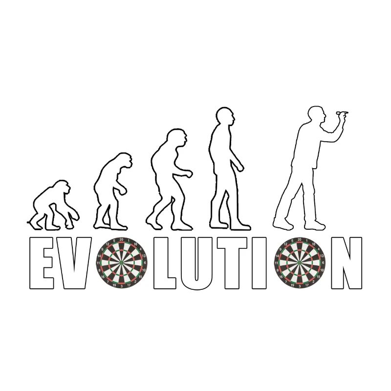 EVOLUTION DARTS Spiel Pfeil Dartscheibe Geschenk