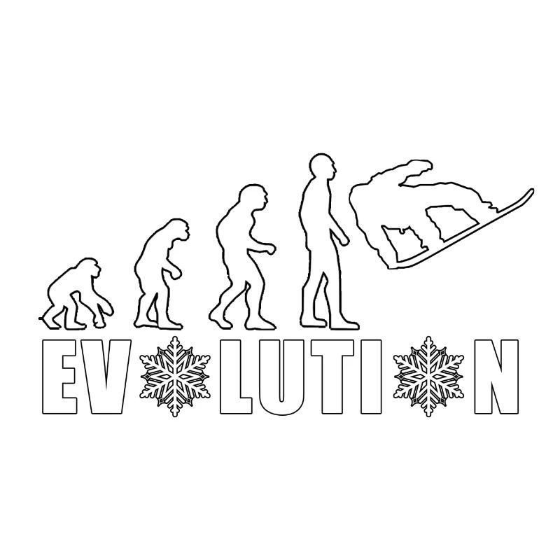 EVOLUTION SNOWBOARD Schnee Winter Geschenk