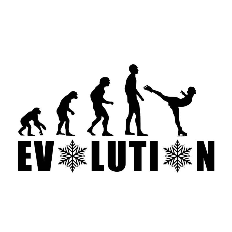 EVOLUTION EISKUNSTLAUF WINTER SCHNEE