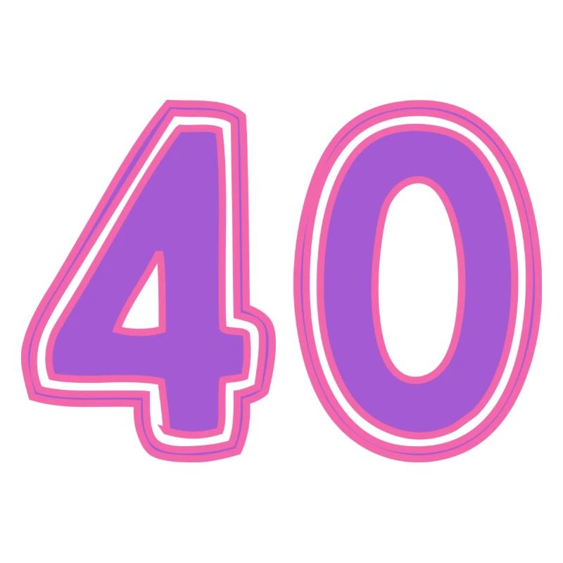 40. 40 ANS. 40e ANNIVERSAIRE. ANNIVERSAIRE 40 ANS.
