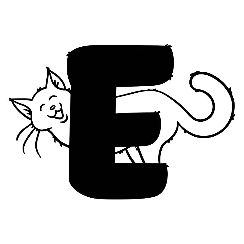 Katze Buchstabe F