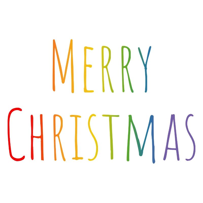 Joyeux Noël arc-en-ciel