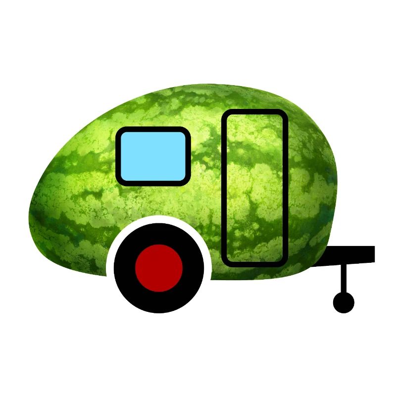 Caravane Melon Caravan Camping-car Fan de camping