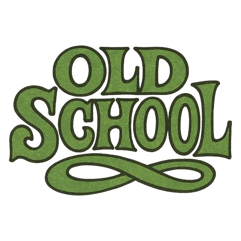 Old School Green Emblem