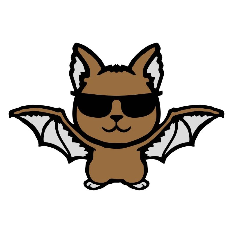 Cute Bat Sunglasses Cool Halloween Funny