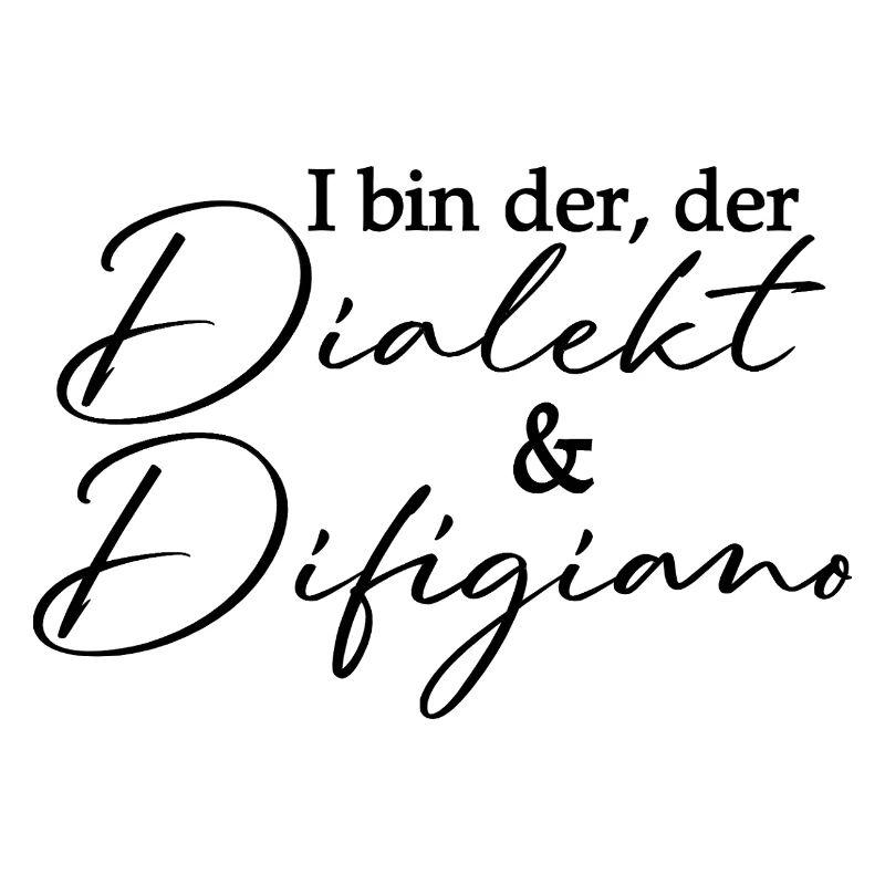 Dialecte et difigiano - jeu de mots bavarois