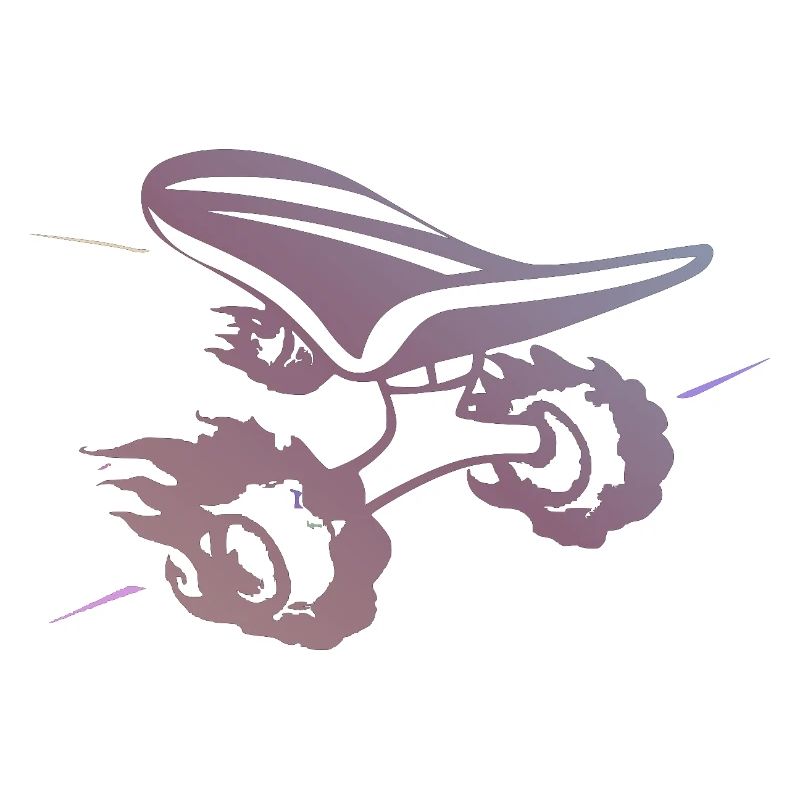 Gradient skateboard Silhouette Ride