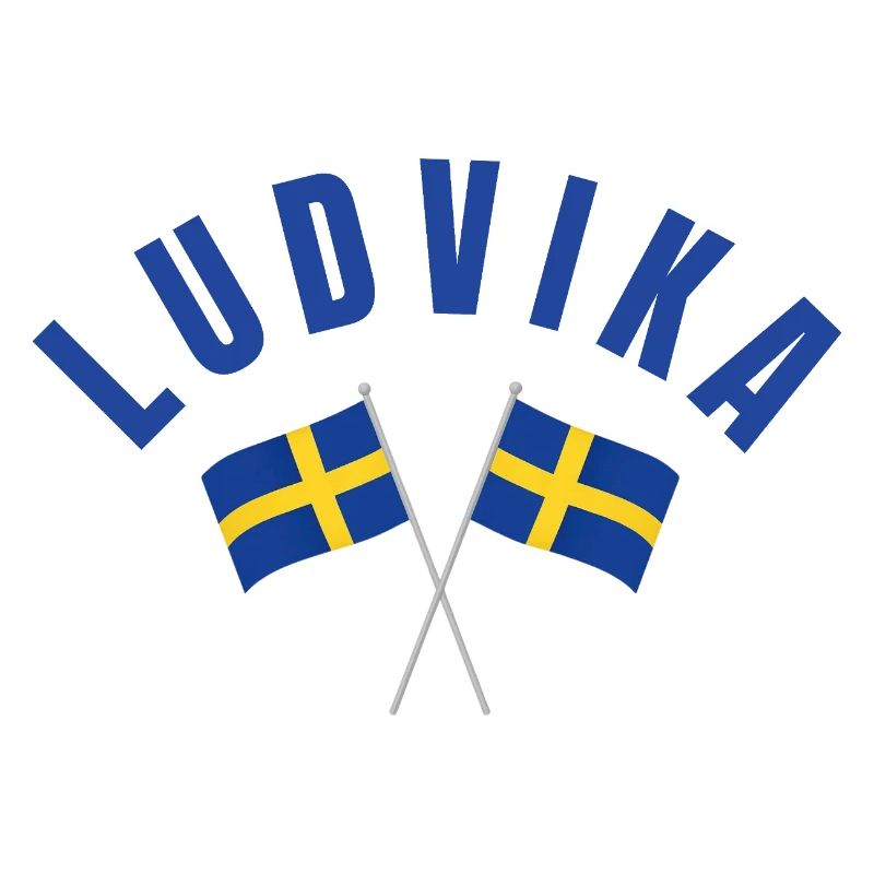 Drapeaux de Ludvika Suède