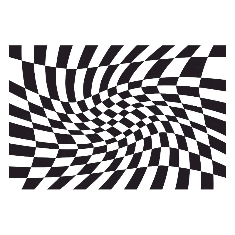 Spirale optique à checker déformé