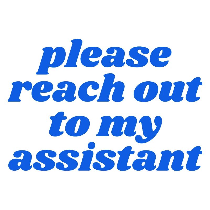 Merci de contacter mon assistant