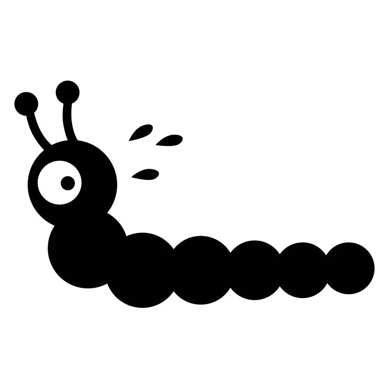 Angstschwitzender Wurm