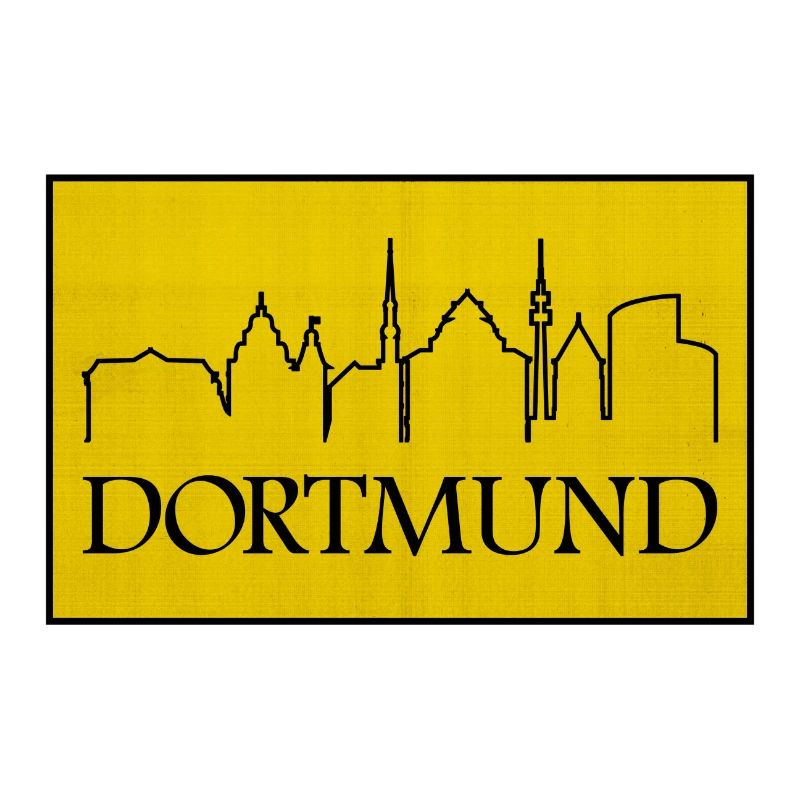 Dortmund Skyline Yellow Design